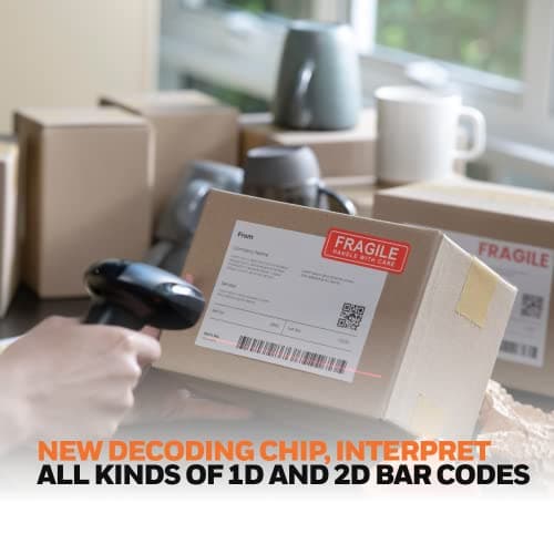 IMPACT by Honeywell IHS320X 1D / 2D Barcode Scanner|Wired|Compatible with Both Android & iOS|BIS Approved 3