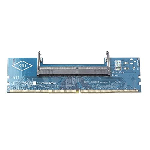 UJEAVETTE Laptop DDR4 RAM to Desktop Adapter Card Memory Tester DIMM to DDR4 Converter 3