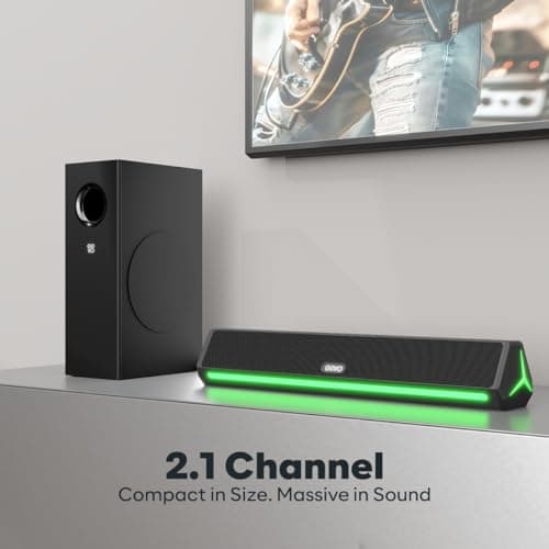 GOVO GOSURROUND 600 | 90W Soundbar | 2.1 Channel Home Theatre | Deep Bass from 4” Subwoofer | BT v5.3, HDMI, AUX, USB Connectivity | 5 EQ Modes 2