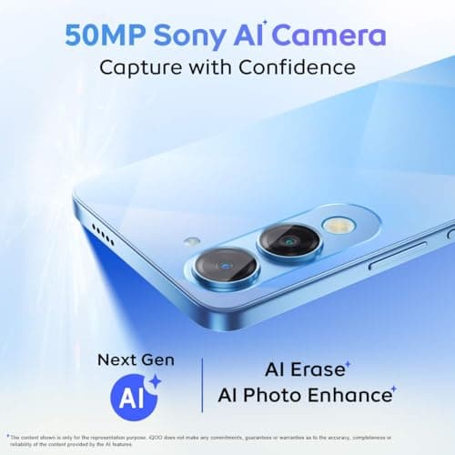iQOO Z10 Lite 5G (Titanium Blue 2026, 4GB RAM, 64GB Storage) 5
