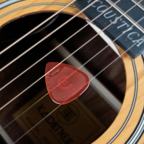 Kadence HG48R58B Jamming Series Assorted Guitar Picks (Pack of 10) | 5x0.48mm & 5x0.58mm Polycarbonate Plectrums | Hostile Grip, Anti-Slip Texture | For Acoustic, Electric & Bass Guitars | Blue & Red 3
