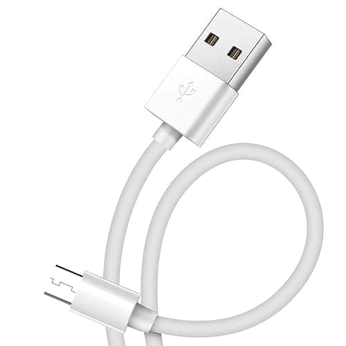Micro usb cable for Samsung Galaxy E5, Samsung E5 (E 5) Fast Charging Original Like Cable Android Phones, Tablets, 480mbps Data Transfer Speed, Made in India (NJ1- WHITE) 2