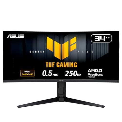 ASUS TUF Gaming Series 5 VG34WQML5A Gaming Monitor 34-inch WQHD Curved