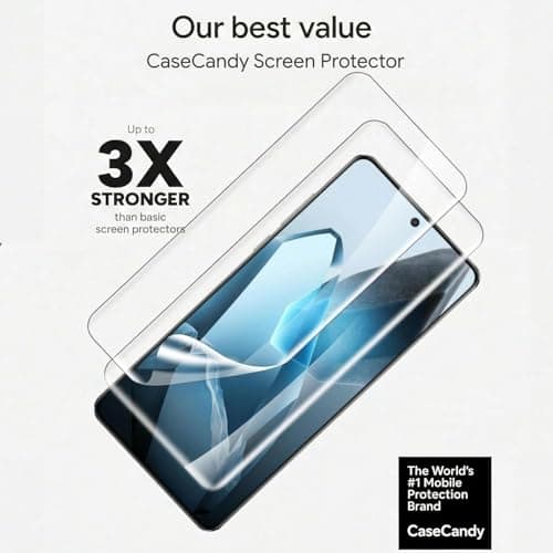 Casecandy® - (2 Pack Screen Protector for OnePlus 13 Screen Size 6.82inch | OnePlus 13 Screen Guard Protector - HD/Easy Installation Kit 3