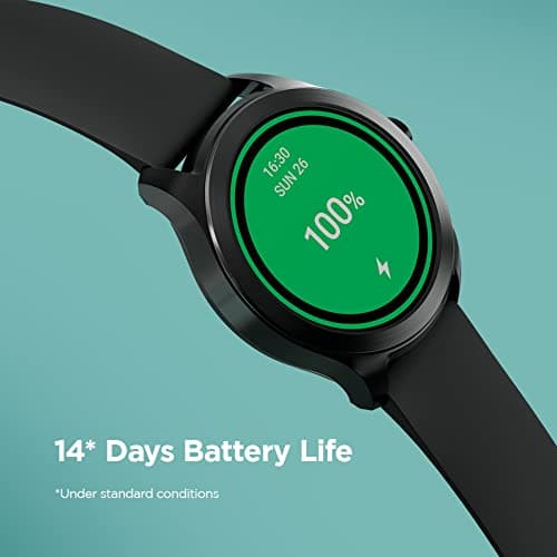 Titan Smart Smartwatch with Alexa Built-in, Aluminum Body with 1.32" Immersive Display, Upto 14 Days Battery Life, Multi-Sport Modes with VO2 Max, SpO2, Women Health Monitor(Black) - 90137AP01 4