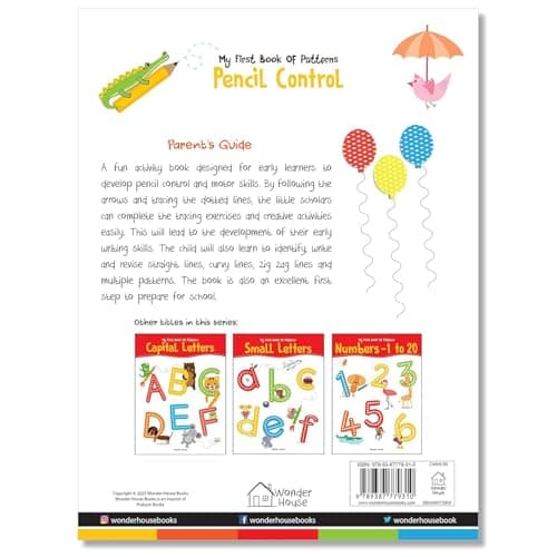 My First Book of Patterns Pencil Control: Patterns Practice book for kids (Pattern Writing) |Best Selling Tracing Book for Kids in India | Early Learning | Tracing Lines & Pattern Writing Activities | 2