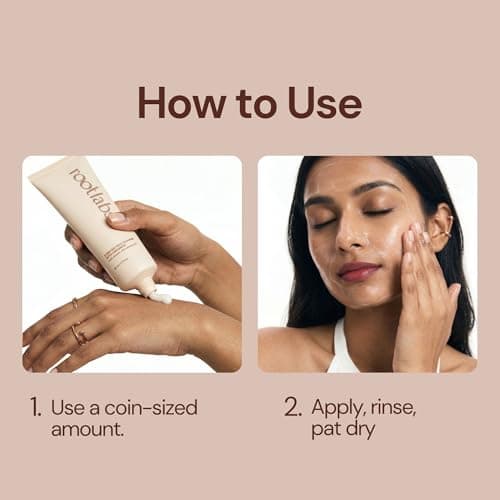 Root Labs Face Wash with Ceramides, Niacinamide & Cucumber Extract | Hydrating Face Cleanser for Dry & Sensitive Skin | Gentle Daily Face Wash for Fresh, Smooth & Balanced Skin | Lightweight Moisturiz 5