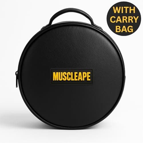 Muscleape 10mm Lever Belt. 4" Wide Genuine Leather. Quick-Release Steel Alloy Lever. Adjustable Powerlifting Belt With Lifetime Brand Warranty. Hard Leather For Professional Athletes. (M) 4