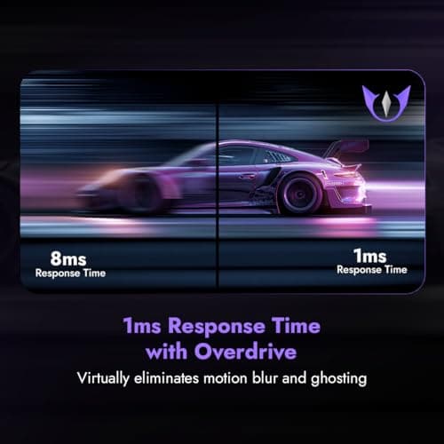 Kreo Obsidian 27I200Q 27" Gaming Monitor, 1440p QHD IPS, 200Hz, 1ms, 130% sRGB, 95% AdobeRGB, FreeSync/G-Sync, HDR10, Adjustable Stand, HDMI & DisplayPort, Eye Comfort, Flicker Free 3