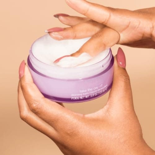 Take The Day Off Cleansing Balm| Face Makeup Remover Cream Gentle Dissolving | Waterproof Eye & Lip Makeup Cleanser | Gentle Oil-Free Formula | Removes Long-Wear & Waterproof Makeup | All Skin Types D