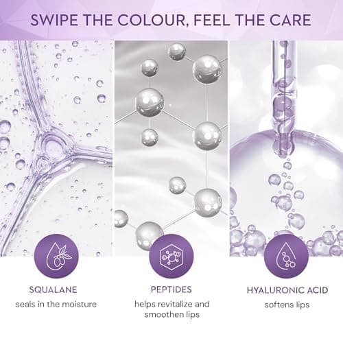 SUGAR Cosmetics Glide Peptide Serum Lipstick with Hyaluronic Acid & Vitamin E | Velvet Matte Lipstick for Indian Skin | 1-Swipe Full Coverage | 4.2gm - 01 Santorini Sunset 3