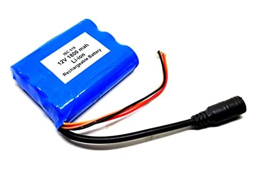 INVENTO 1Pcs 11.1V - 12V 1800mAh 55x65x18mm Lithium ion Li-ion 3.7V x 3 Cell Rechargeable battery Pack For DIY