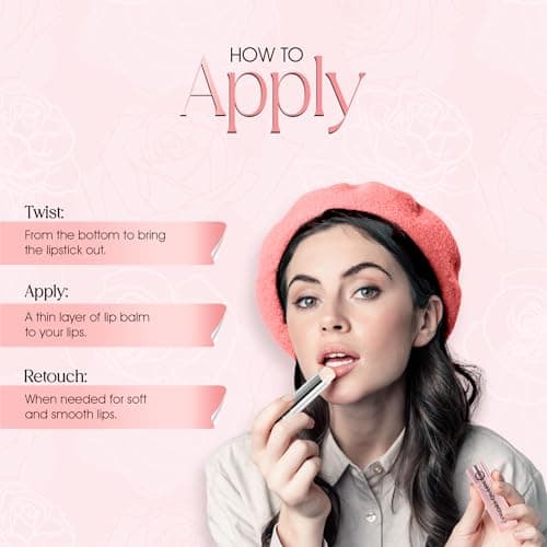 Colors Queen Lip Glow Color Changing Lip Balm | Instant Hydration, Nourishing Formula Gives Sheer Pink Tint | Repairs Damaged Barrier | Lip Balm for Dry & Chapped Lips - 3.2g 4