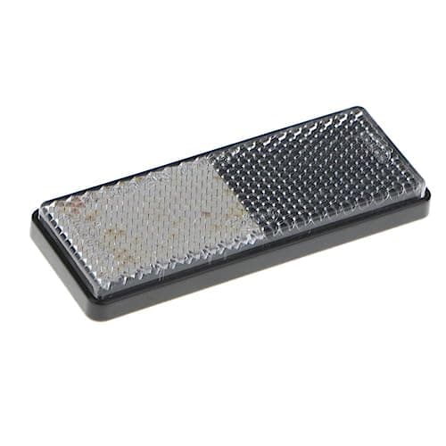 SNAPPSY 4xCar Cycle Reflector Light Reflective Strips Stick On Self Adhesive White 5