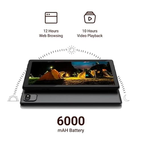 Baatu Enable Tablet - Parental Control Tab for Kids (10.1 inch) | Screen Time Monitor, App Blocker, Content Monitor & Location Tracking | 6000 mAH Battery | 4G & WiFi Calling | 4GB RAM, 64 GB ROM 4