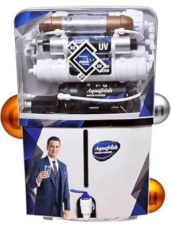 AquaX pure Ro water Purifier RO+UV+COPPER+ZINC, 10 Stages Purification. Advance MTDS and HTDS Membrane, Suitable for all type water with1 Year Warranty. (AQUA XP NEXT)