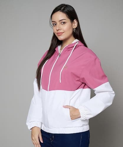 eWools Women's Fullsleeves Jacket (Pink_D, Small) 3