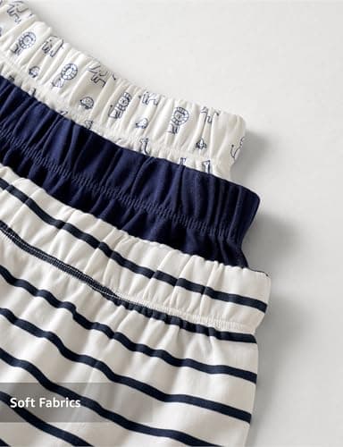 Amazon Brand Symbol Unisex Baby 100% Cotton Soft Elasticated wasitband Pyjama (Pack of 3) (SK-BPJ-SS26-2006 (0-24m)_WNWSNS_0-6 M) 5