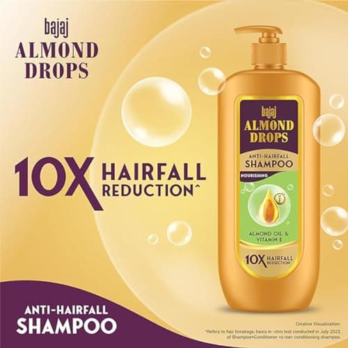 Bajaj Almond Drops Anti Hairfall Shampoo 340ml (Pack of 2) 2
