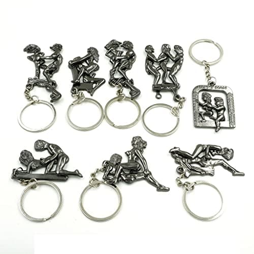 ZOOMELLA Lover Metal Keychain Keyring Key Ring Chain Funny Toy - B#|Modern (1970-Now)| Modern (1970-Now) 4