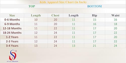 STYLO DRESSES Cotton Blend Solid Trandy Girls' Ruffle Top & Shorts Set (Lemon Yellow, 1-2 Years) 5