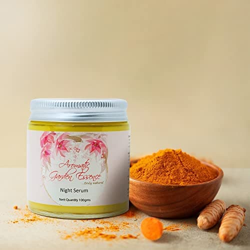 Aromatic Garden Essence Age Turmeric Night Serum For Glowing Skin | Overnight Repair Serum | Helps To Reduce Anti Aging Signs | Fine Lines & Wrinkle |All Skin Type | 100G 3