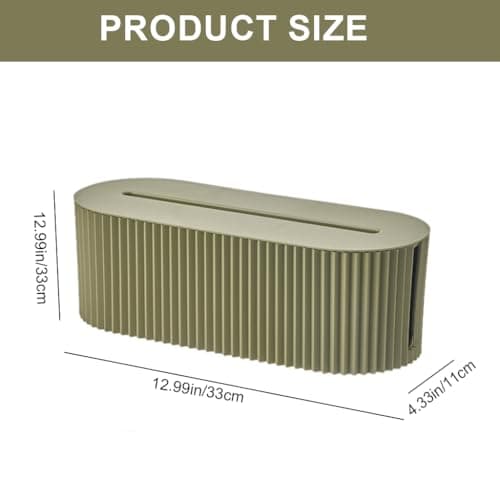 HASTHIP® Cable Management Box with Mobile Stand, Cords Hider & Surge Protector, Phone Charging Stand with Cable Organizer, Cords Hider, Wire Organizer, 33x13x11 cm 2