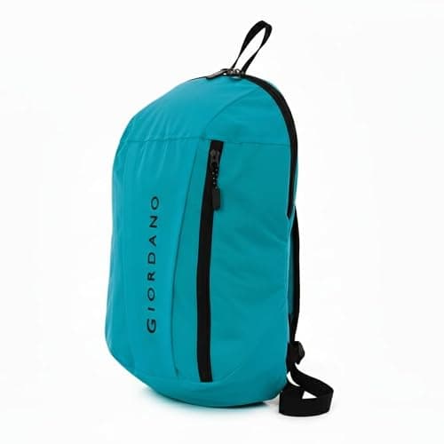 Giordano Unisex 8 Litre Daypack | Durable Polyester | Padded Slim Adjustable Shoulder Straps | Lightweight & Compact for Everyday Use | TEAL 3