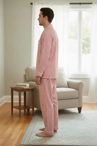 bellababebysk Super Soft Cotton Nightsuit from | Multipocket | Sizes S-3XL | India's Most Chosen Nightwear (Red Stripe, 2XL) 4