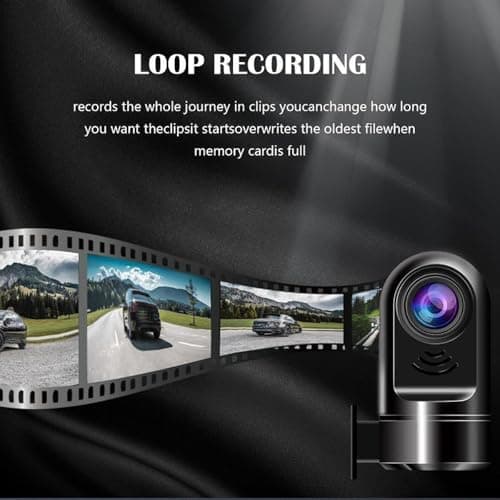 Meadawgs® Car Dashboard Camera Wide Angle Driving Car Accessories HD 1080P Dash Camera| Vehicle Electronics & GPS | Car Video |1X ADAS Auto DVR Dash Camera 4