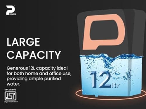 Proven Nexon Aqua Water Purifier for Home RO+UV+UF+TDS | Copper + Mineral Guard + Alkaline | For Borewell & Hard Water | 12L| ISI Approve |12 Stage | Made In INDIA | Saves 60% water| 1 year Warranty 3
