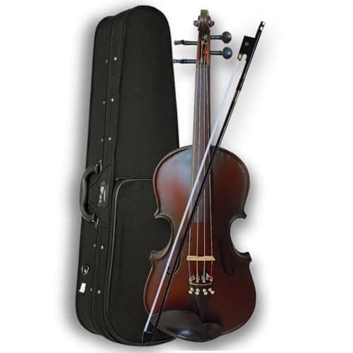 GOUTAM GAIN 1/2 Acoustic Violin for Kids & Beginners | Half Size Violin with Case Bow Rosin | Student Violin Set Natural Maroon | Learning Musical Instrument 5