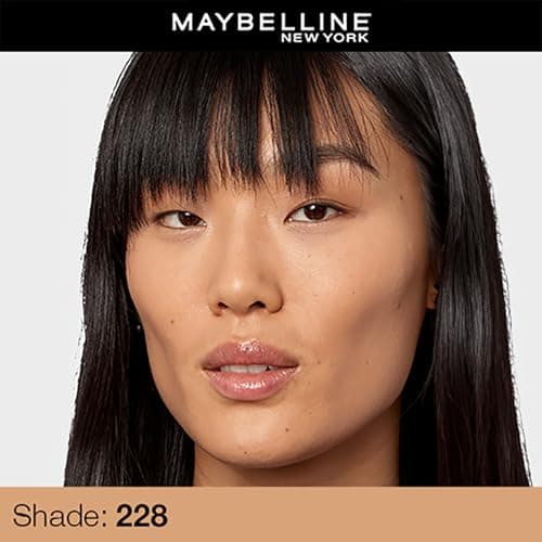 Maybelline New York Fit Me Matte + Poreless Liquid Foundation, pore minimising Foundation, lightweight formula suitable for daily use, Matte Finish Foundation for Indian Skin - 228 Soft Tan, 30 ml 4