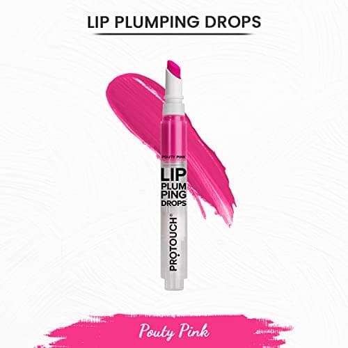 PROTOUCH Lip Plumping Gloss - Pink, Instant Lip Plumper/Enhancer for Fuller & Shiny Lips, Non Sticky, Hydrating & Nourishing Lip Balm, Vegan, Caffeine & Grape Seed Extract 3
