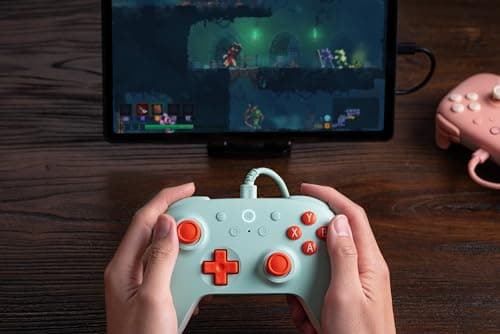 8Bitdo Ultimate 2C Wired Controller for Windows PC and Android, with 1000Hz Polling Rate, Hall Effect Joysticks and Hall Triggers, and Remappable L4/R4 Bumpers (Mint) 6