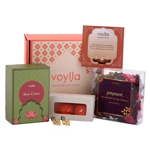 VOYLLA Luxury Diwali Celebration Hamper,Gift Hamper,Festive Combo,For Friends,For Family,For Corporate,For Relatives,For colleague