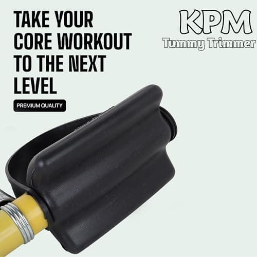 KPM India's No.1 Tummy Trimmer Double Spring Ab Exerciser with Foot Pedals & Anti-Slip Foam Handles, Full Body Home Workout Equipment for Abs, Arms, Legs & Core Fitness (Made in India) 5