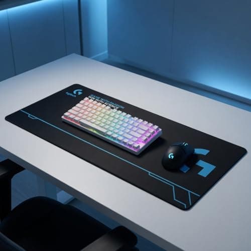 BYTNXUS Science Series (700x300mm) Extended Gaming Mouse Pad - 2mm Ultra-Slim Sleek Desk Mat | Science of Gaming Esports Aesthetic | Waterproof Micro-Weave & Anti-Fray Stitched Edges