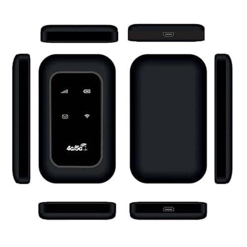 Gadget Hero's 5G & 4G LTE Wireless Dongle with All 5G SIM Network Support | Plug & Play Single Band Data Card with up to 150Mbps & 2100mAh Rechargeable Battery WiFi Hotspot. All 4G/ 5G Sim Support 3