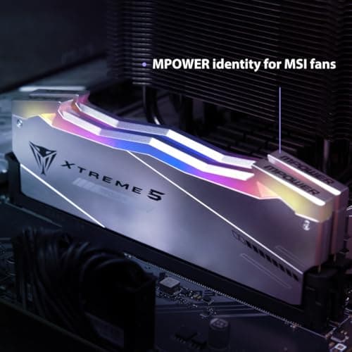 Patriot Viper Xtreme 5 MPower DDR5 RGB RAM 32GB (2X16GB) 6000MT/s CL30 UDIMM Desktop Gaming Memory Kit - PVXR532G60C30KM 3