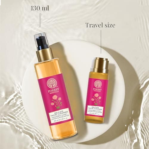 Forest Essentials Delicate Facial Cleanser Mashobra Honey, Lemon & Rose Water 130 Ml (Face Wash) 5