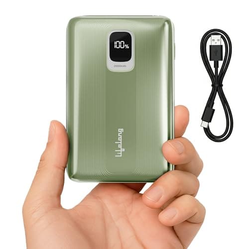Lifelong Electronics 20000mAh Fast Charging Power Bank with Digital Display | Type C Input | 3 Output Ports | Quick Charge 3.0 | 22.5 W PD Powerbank | Cable Included (Green)