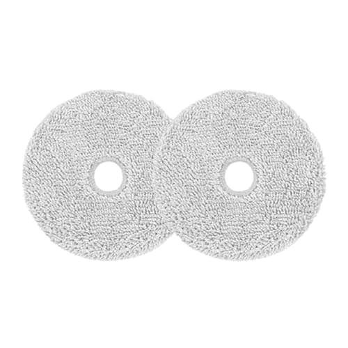 Reverbo Mop Cloths Compatible with Ecovacs Deebot Mini – Replacement Parts for Robotic Vacuum Cleaner | Set of 2 Washable, Reusable Microfiber Mops for Deep Floor Cleaning