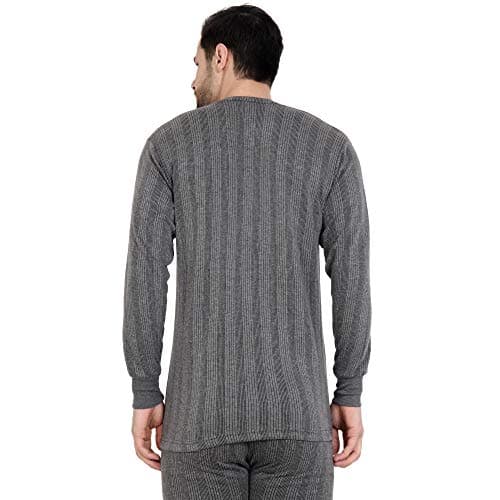 Men Thermal top |Men's Cotton Thermal Top (Vest V Neck) Grey 4