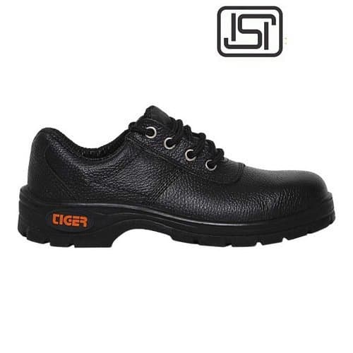 Tiger Mens Black Lorex Safety Shoes, 8 Inch 2