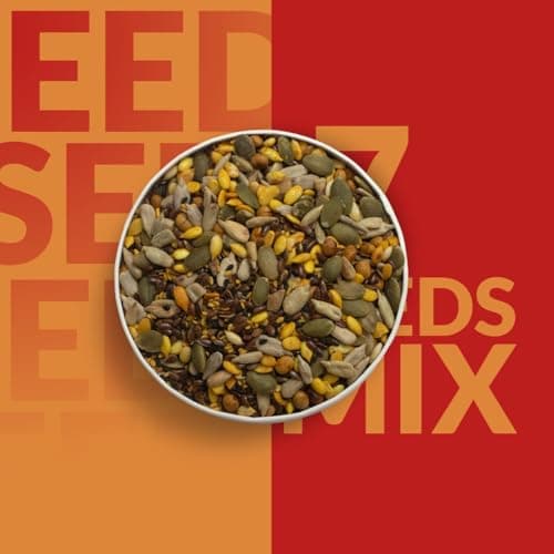 Avarya 7 Seeds Mix 200 Gms | Pumpkin Seeds, Sunflower Seeds, Watermelon Seeds, Flax Seeds, Chia Seeds, Sesame Seeds, Soy Nuts | Roasted & Salted | Superfood Blend | High in Fibre | Pack of 1 4