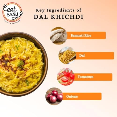 Eat Easy Ready To Eat Rice Dal Combo of 7- Veg Biryani, Veg Pulav, Jeera Rice, Dal Khichdi, Dal Makhani, Dal Tadka, Gujarati Dal | Just Add Water and Cook | Delicious Instant Food | Freeze Dehydrated  5