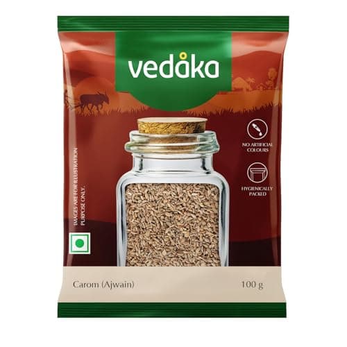 Amazon Brand - Vedaka Whole Ajwain (Carom Seeds) 100g