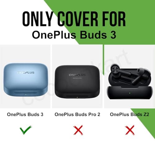 Cocoonkart Silicone Case Cover Compatible for OnePluss Buds 3 -Black 2