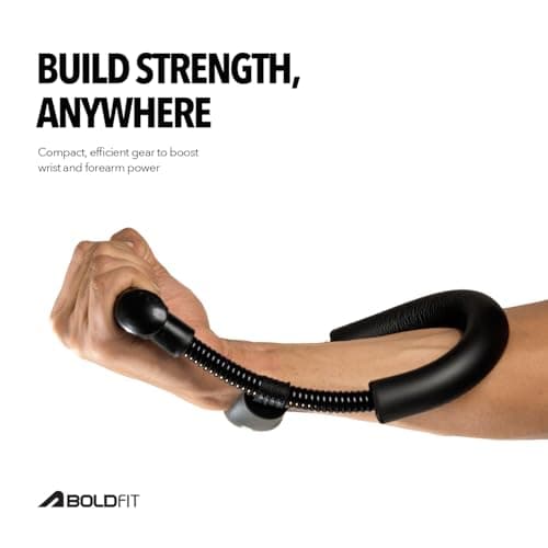 Boldfit Forearm Strengthener Wrist Exercise Equipment Arm Strengthener Grip Strengthener Fitness Equipment Home Gym Equipment For Men & Gym Equipment For Women Grip Workout Forearm Wrist Grip, Black 3